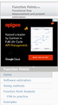 Mobile Screenshot of functionpoints.org