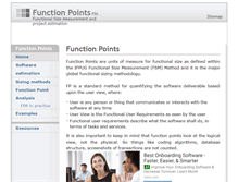 Tablet Screenshot of functionpoints.org